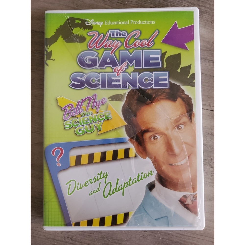 Dvd Bill Nye The Science Guy The Way Cool Game Of Science/ Diversity& Adaptation